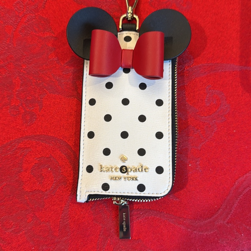 Kate Spade Disney X Kate Spade New York Other Minnie Mouse Lanyard White Multi - Picture 2 of 11